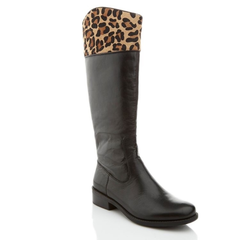 Me Too ‘Delaney’ Leather Boots with Hair Calf